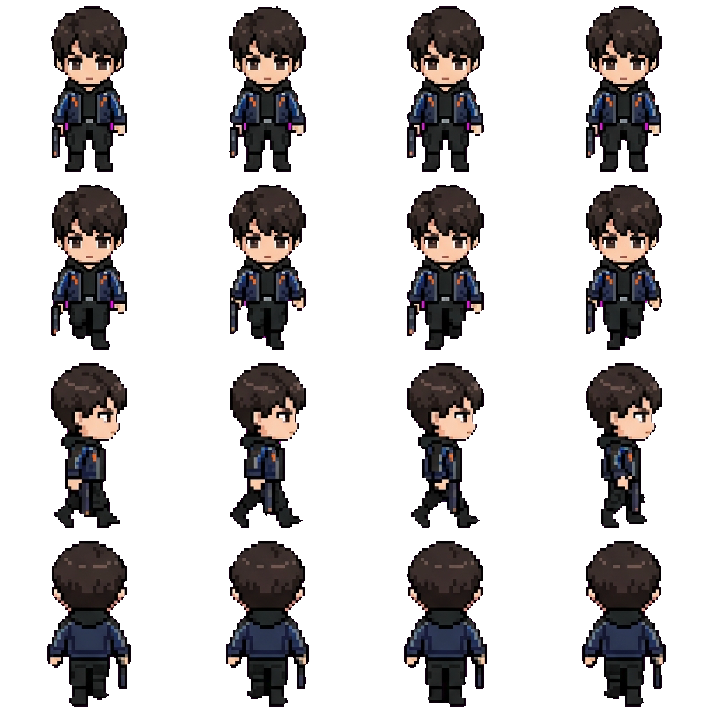 Caleb movement sprite