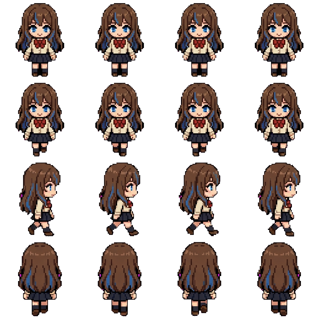Hana movement sprite