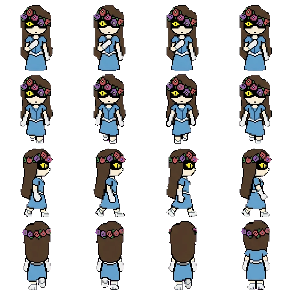 Flower movement sprite