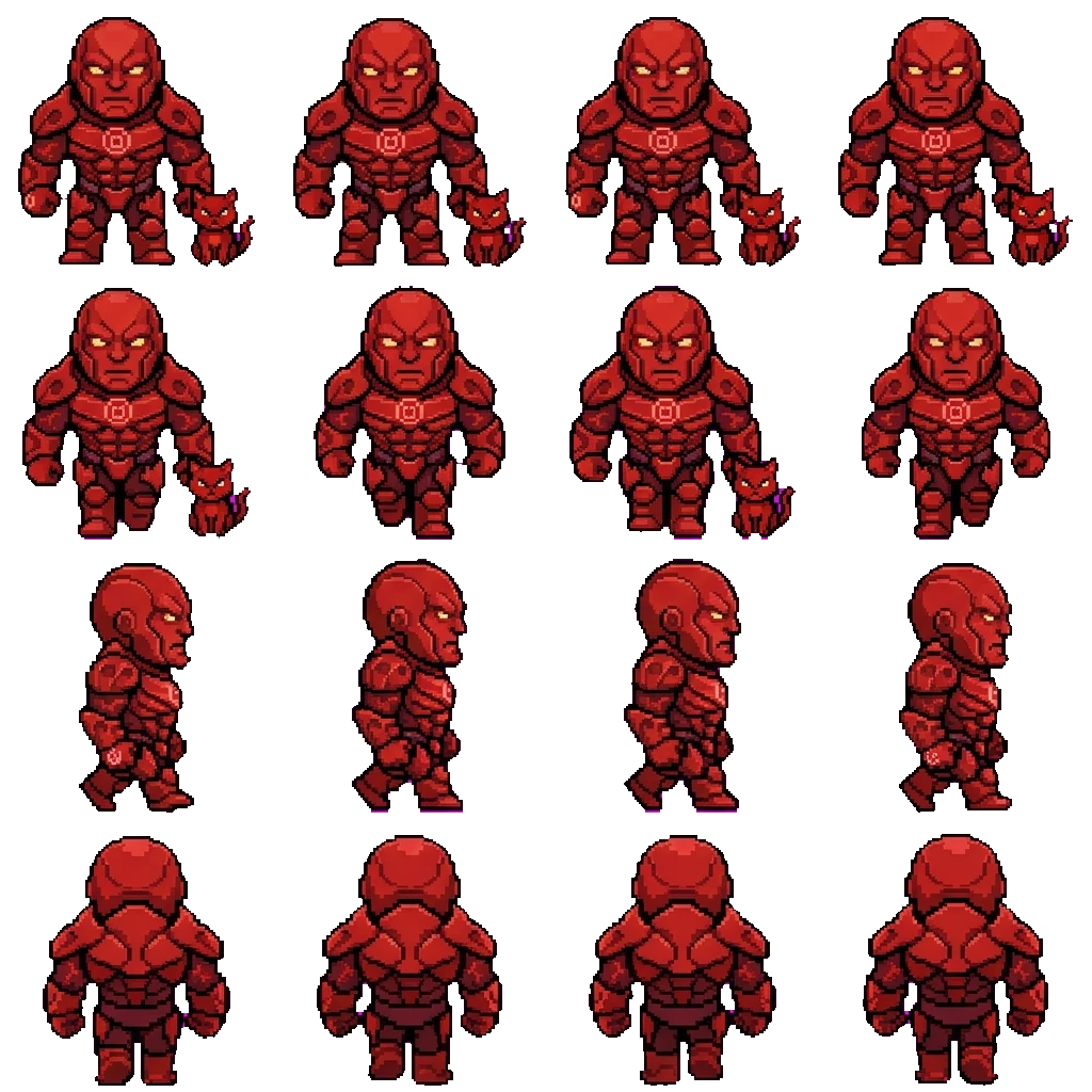 Atrictous movement sprite