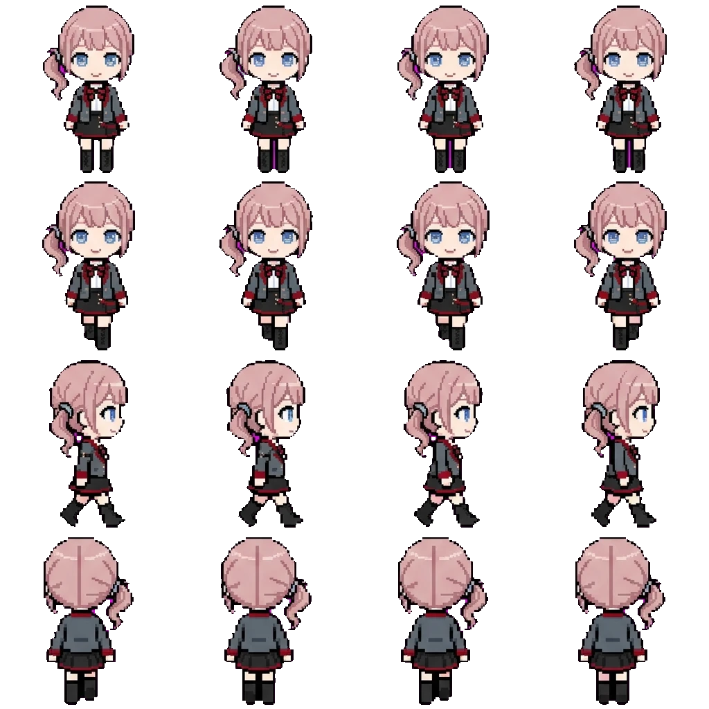 Honami movement sprite