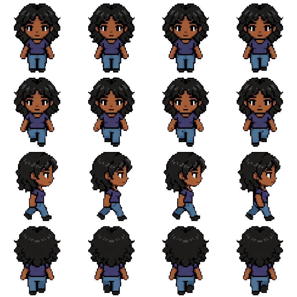 Nora movement sprite