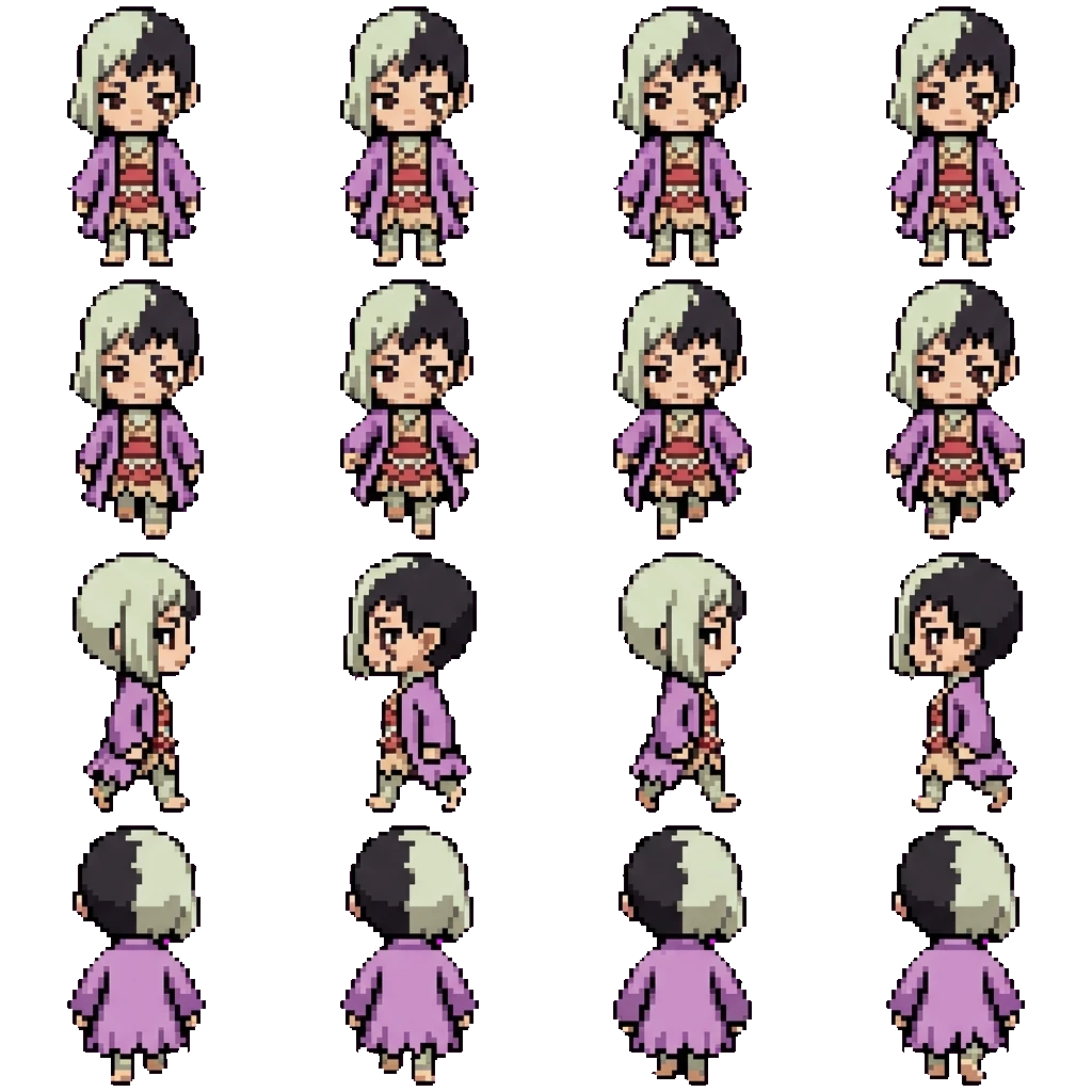 Gen Asagiri movement sprite