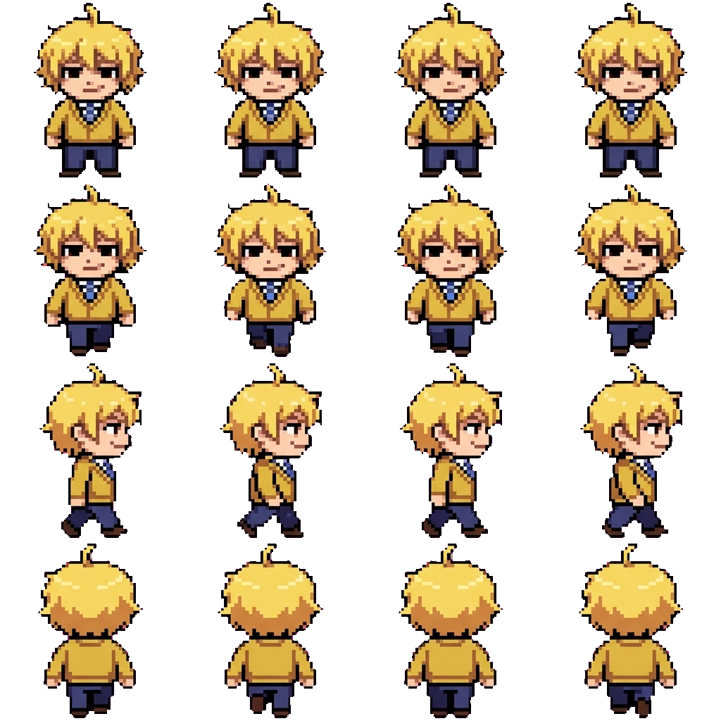 Tsukasa Tenma movement sprite