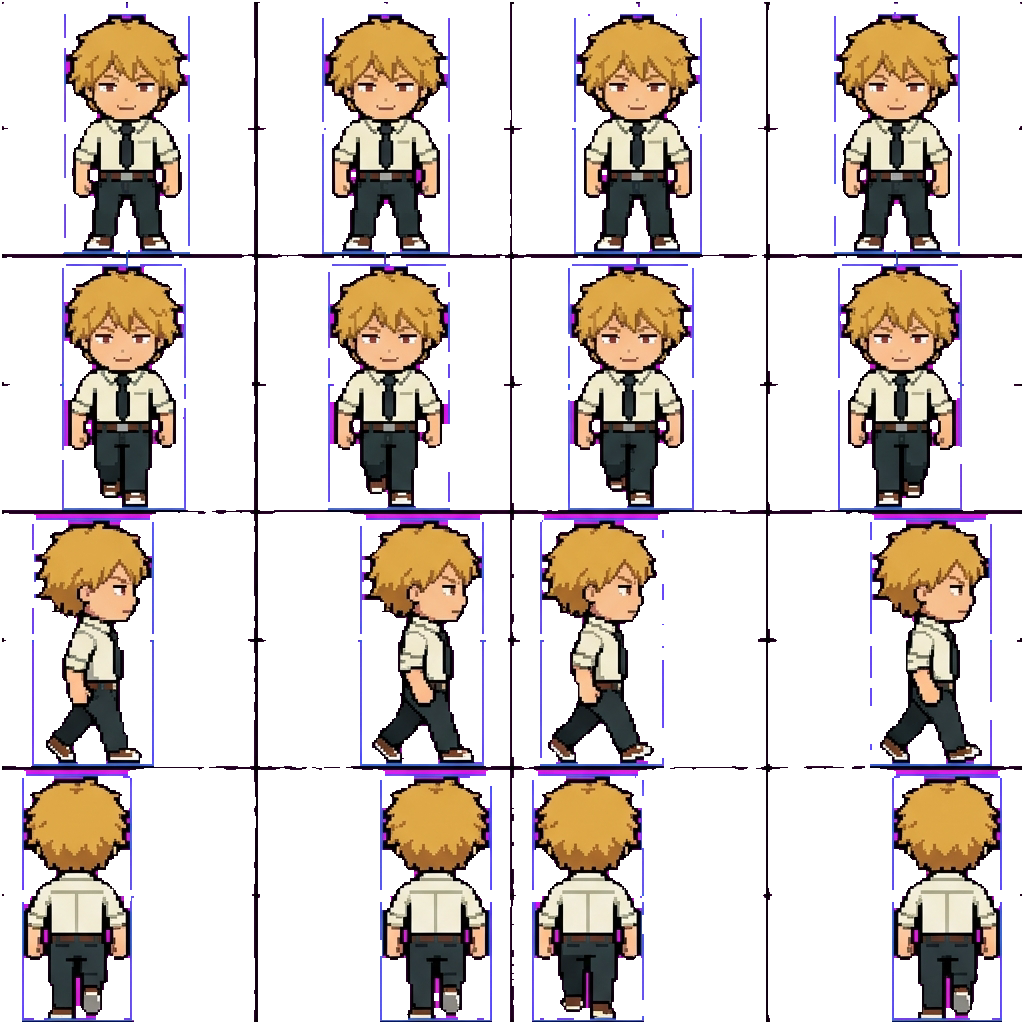 Denji movement sprite