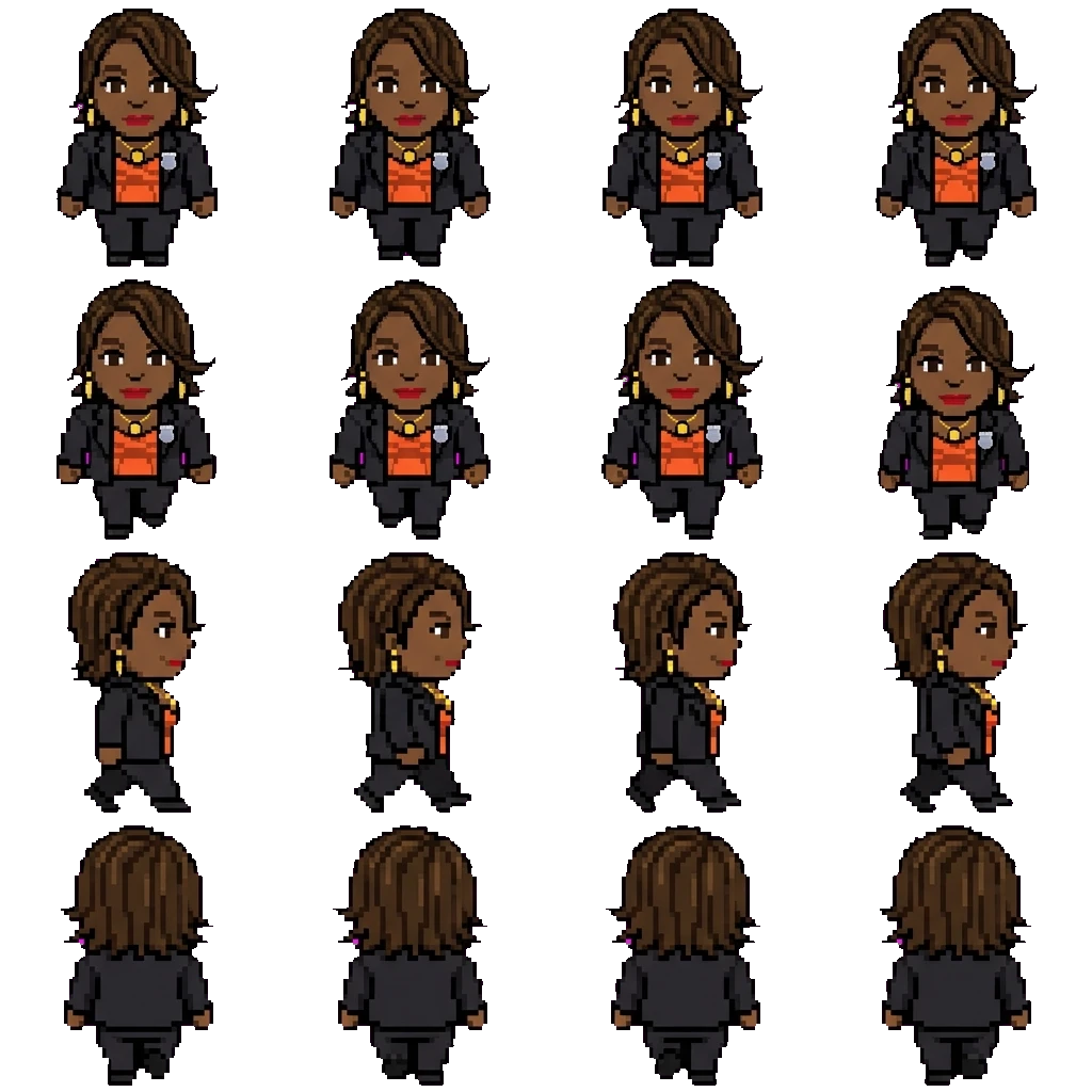 Gloria Hayes movement sprite