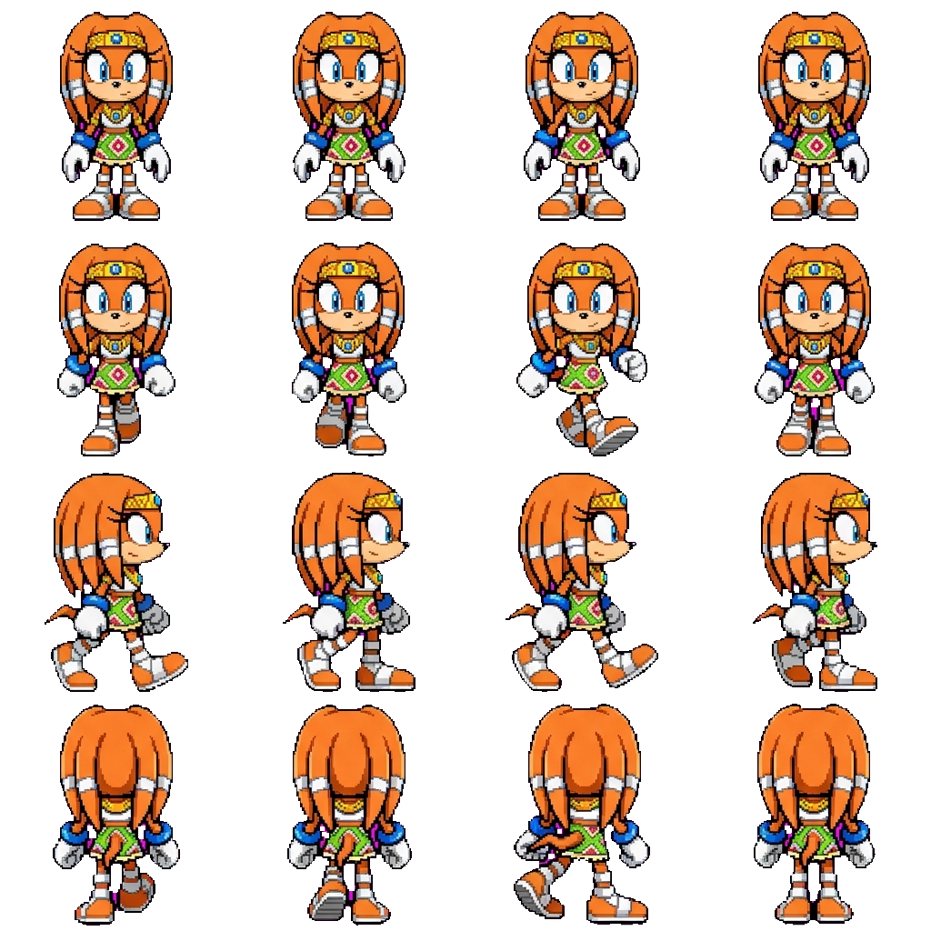 Tikal movement sprite