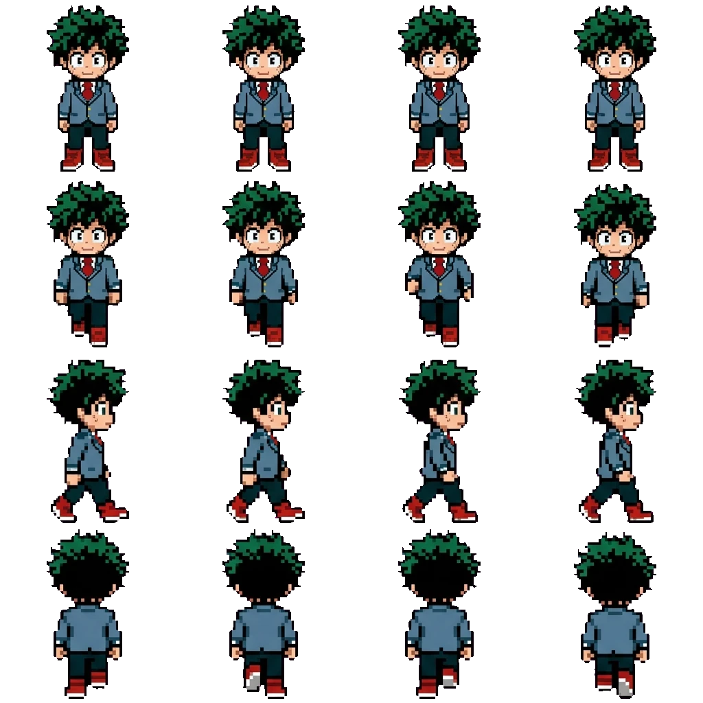 Izuku movement sprite