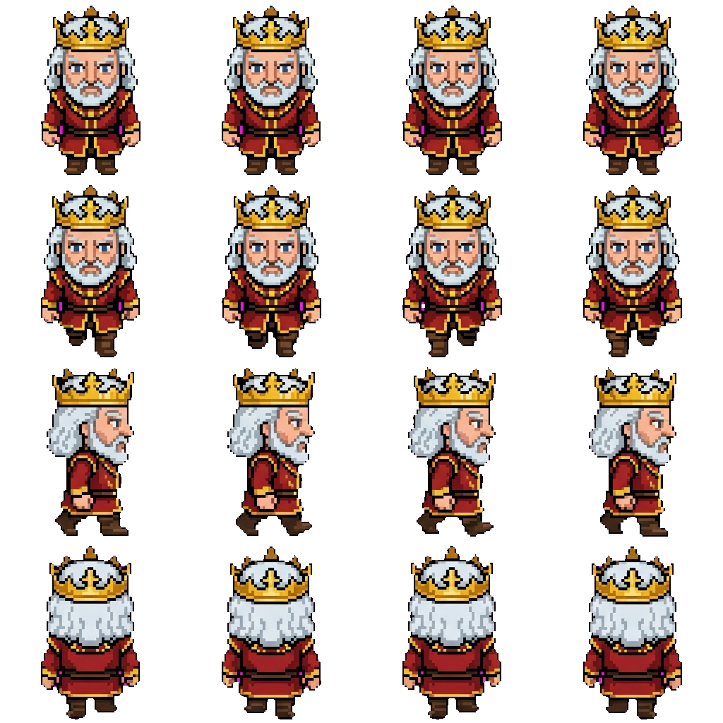 King Lacerus Valent movement sprite