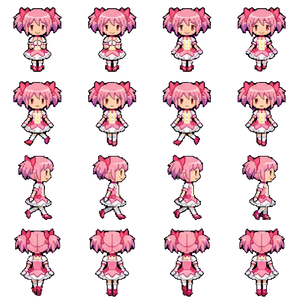 Madoka movement sprite