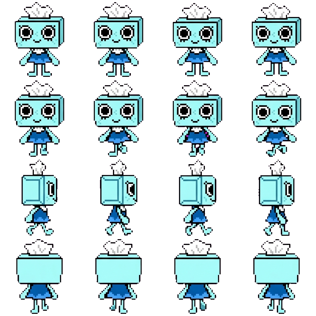Tisha movement sprite