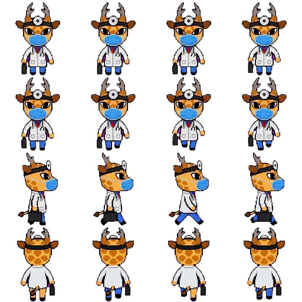 Dr. Harlow movement sprite