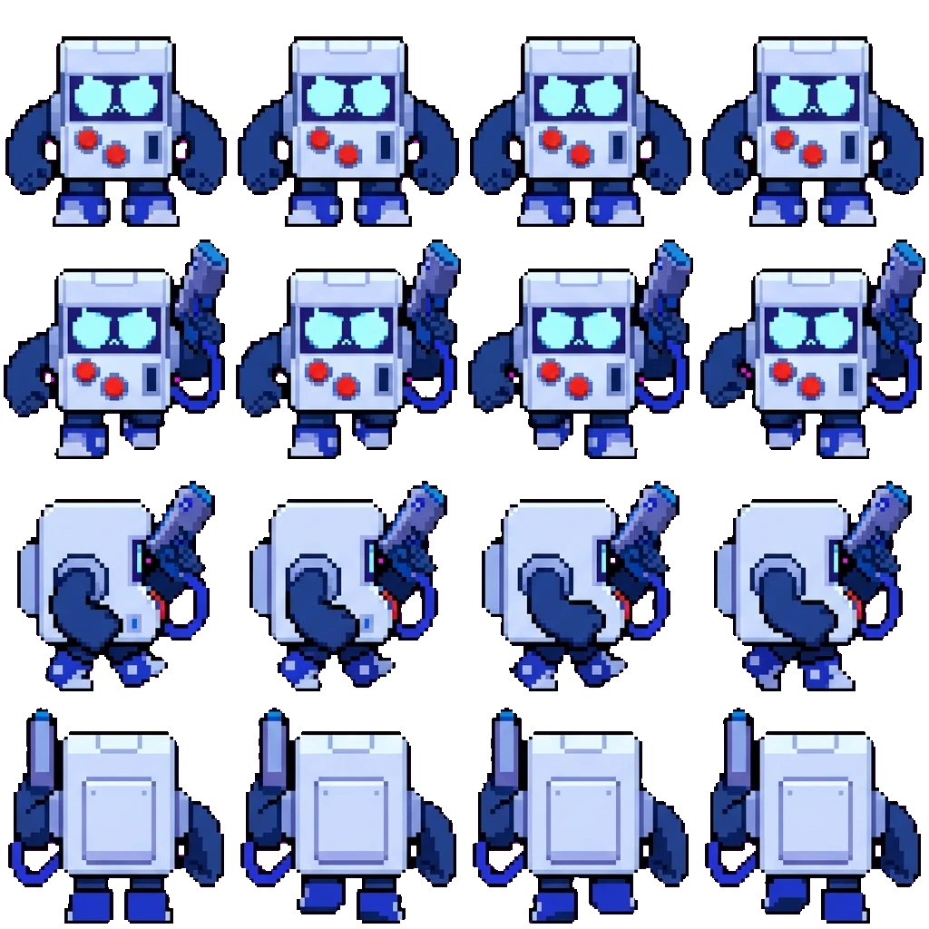 8-bit movement sprite
