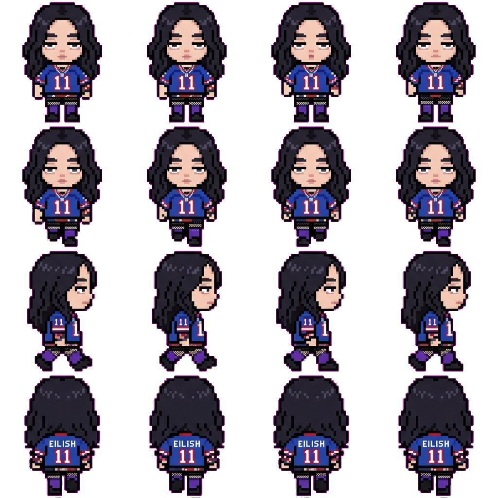 Billie movement sprite