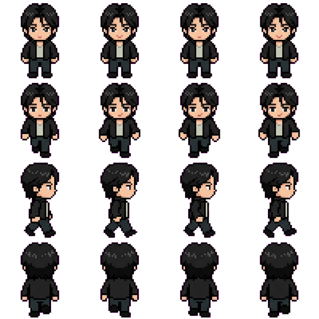Haruto movement sprite