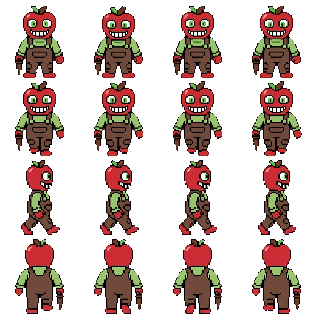 Wacky movement sprite