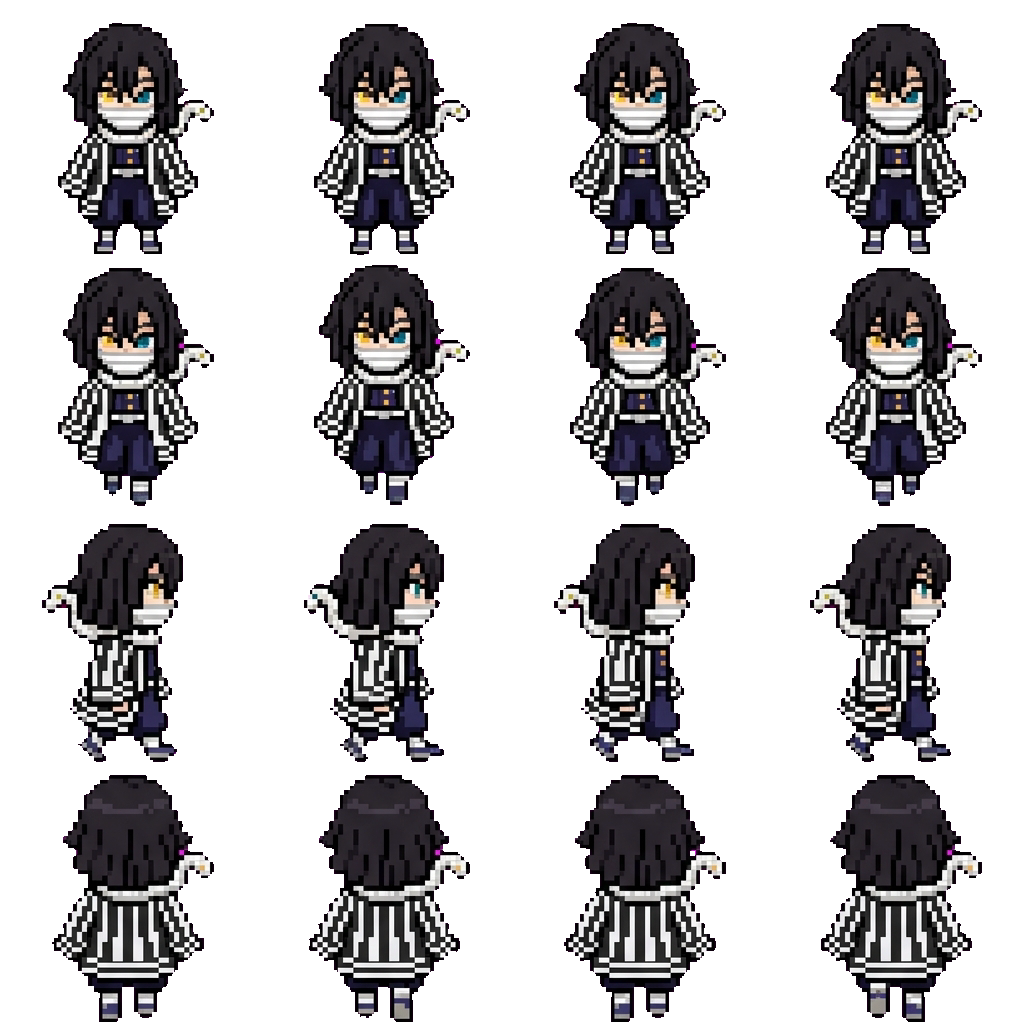 Iguro Obanai movement sprite
