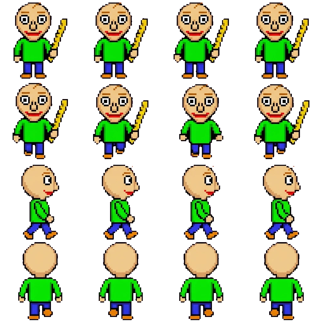 Baldi movement sprite