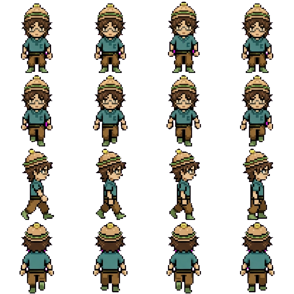 Seven movement sprite