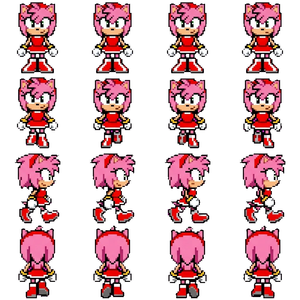 Amy movement sprite
