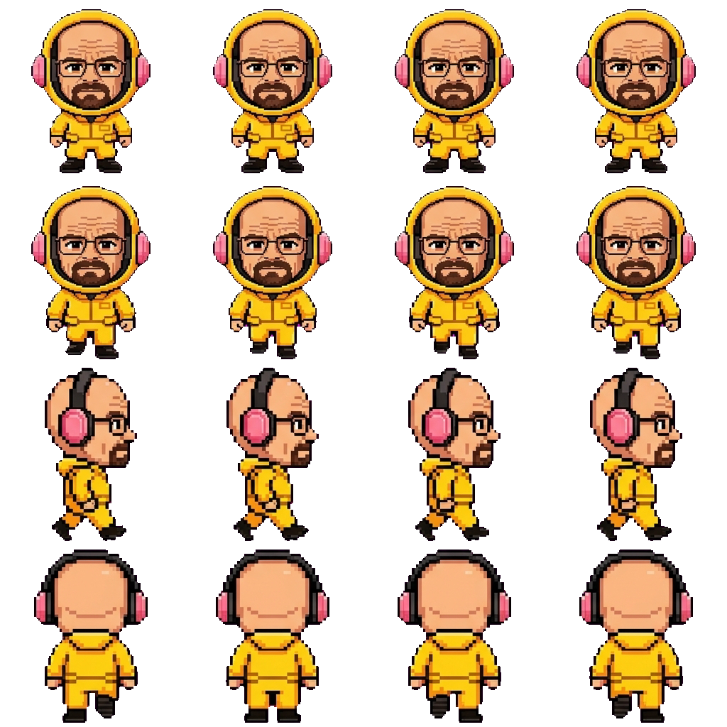 Walter White movement sprite