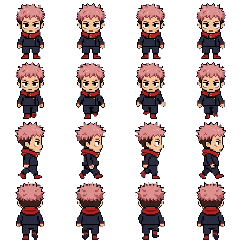 Yuji movement sprite