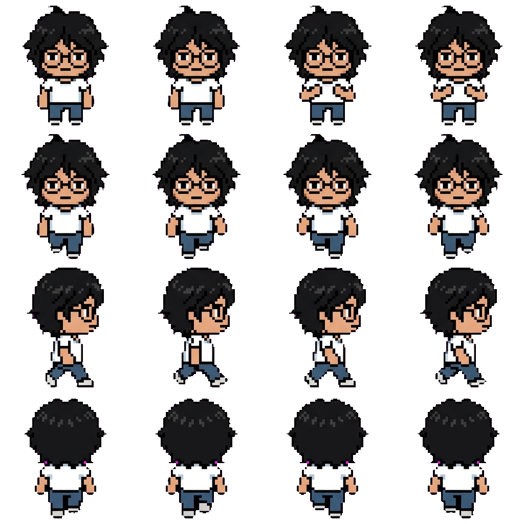 Abby movement sprite