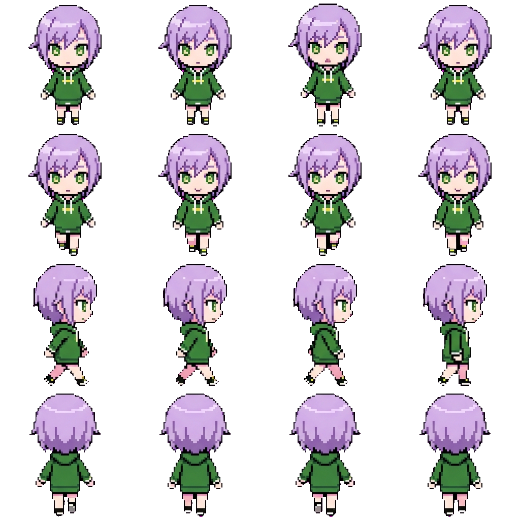 Shiho movement sprite