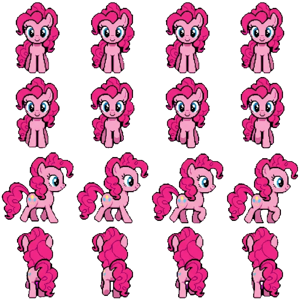 Pinkie Pie movement sprite