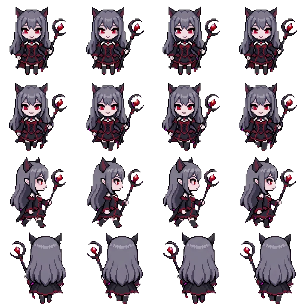 Momo movement sprite