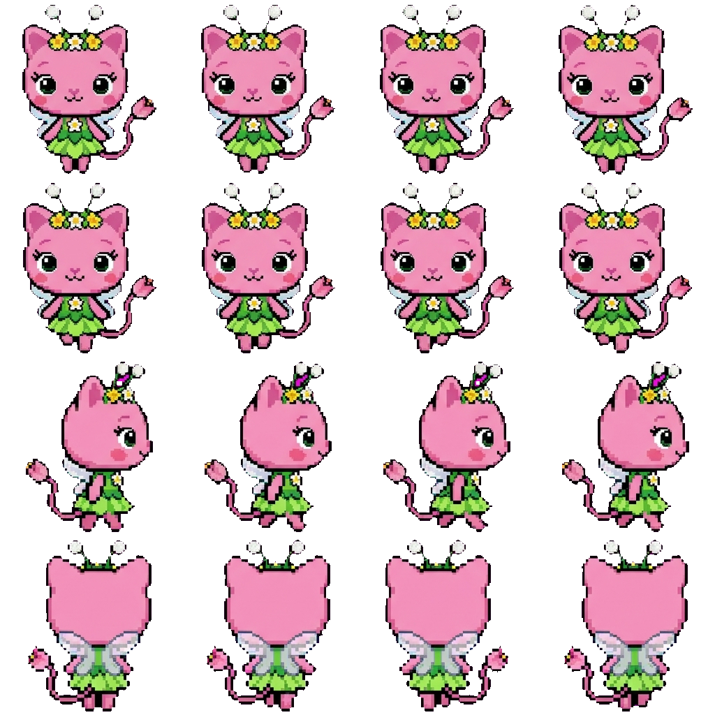 Kitty fairy movement sprite