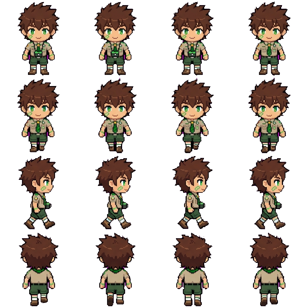 Keitaro Nagame movement sprite
