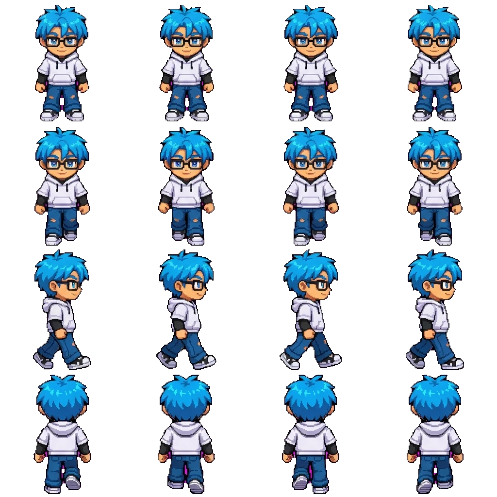 Skylar movement sprite