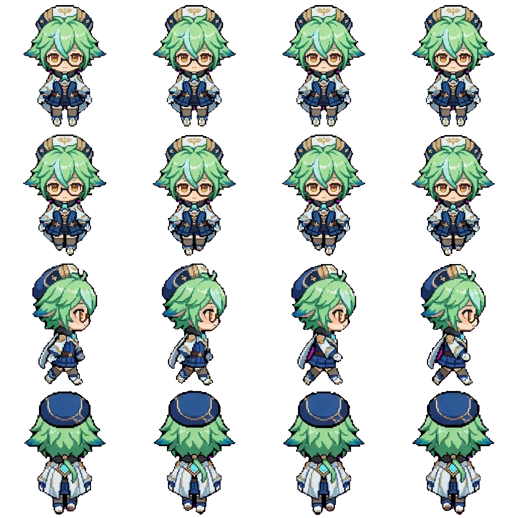 Sucrose movement sprite