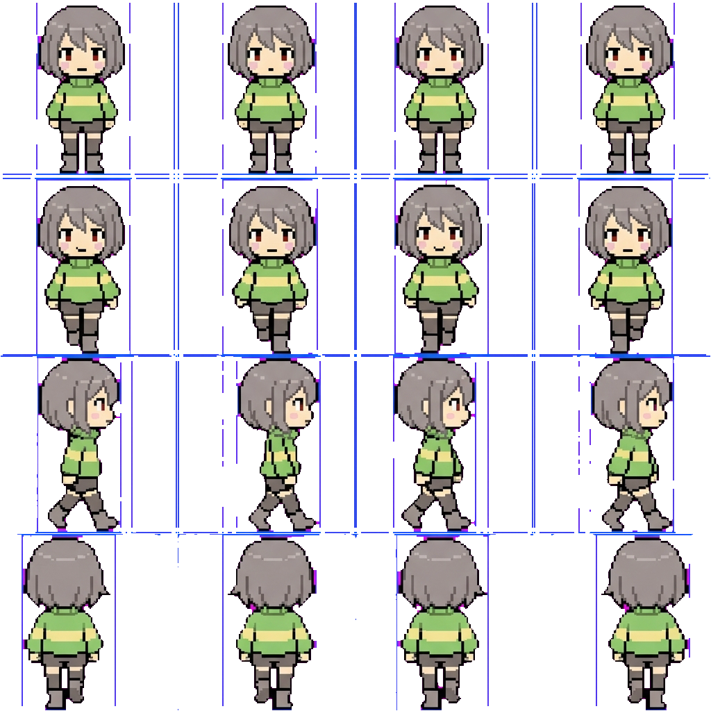 Chara movement sprite