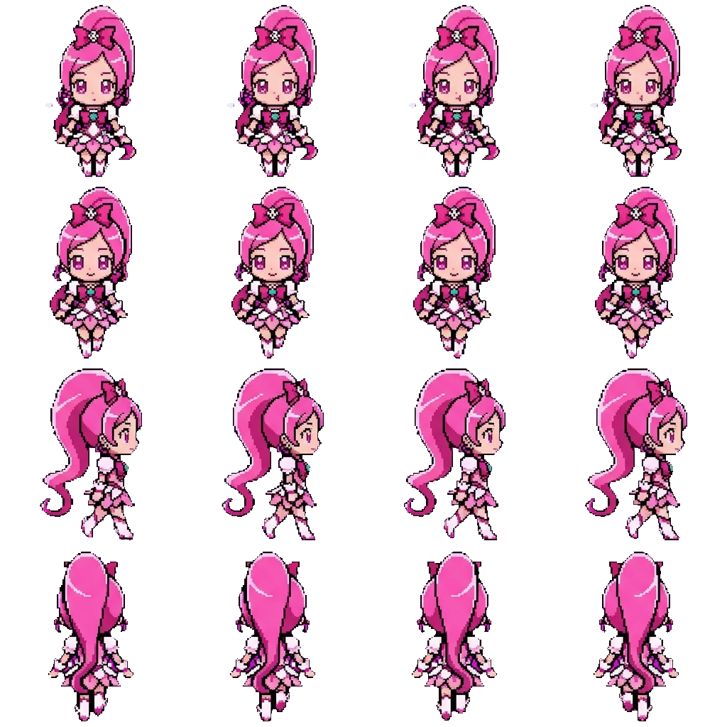 Cure Blossom movement sprite
