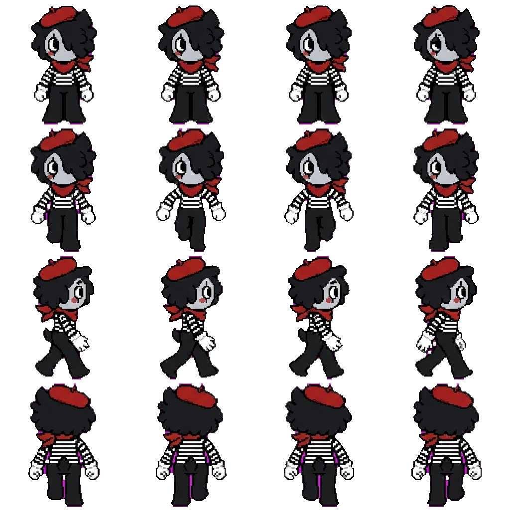 Blot movement sprite