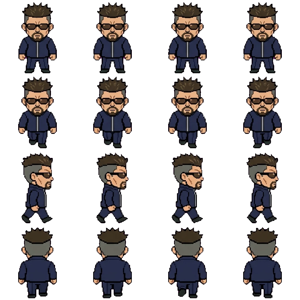 Masamichi Yaga movement sprite