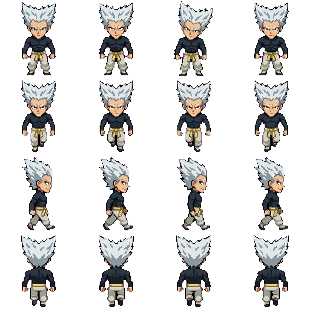 Garou movement sprite