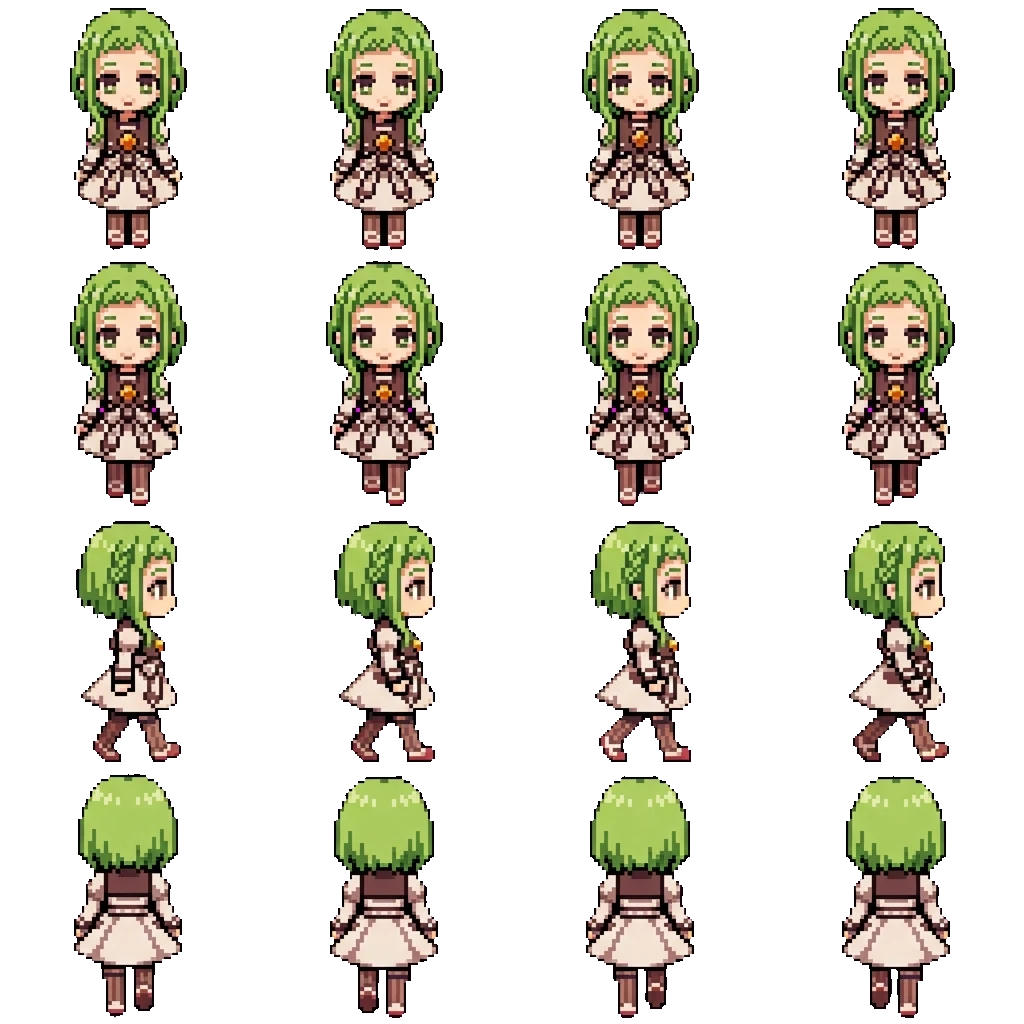 Sakura movement sprite