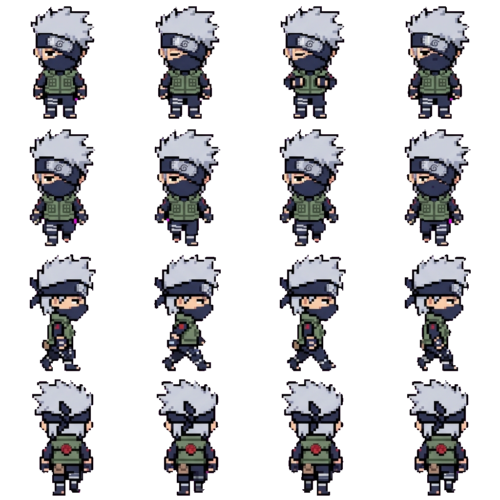 Kakashi Hatake movement sprite
