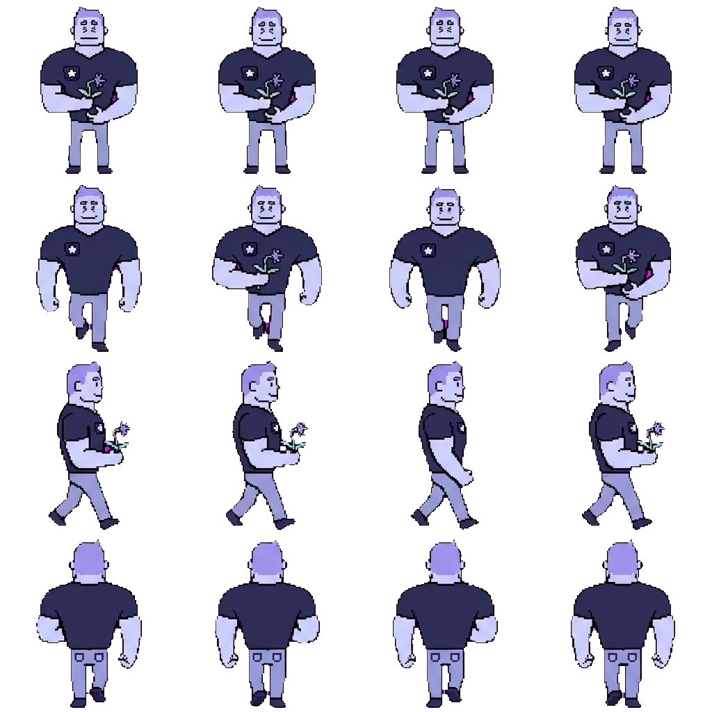 Sean movement sprite