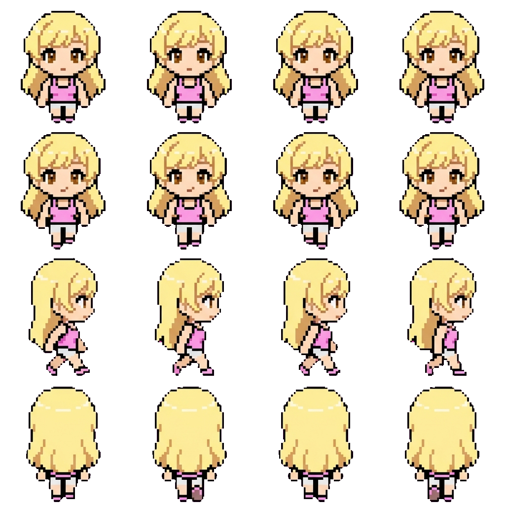 Yumi movement sprite