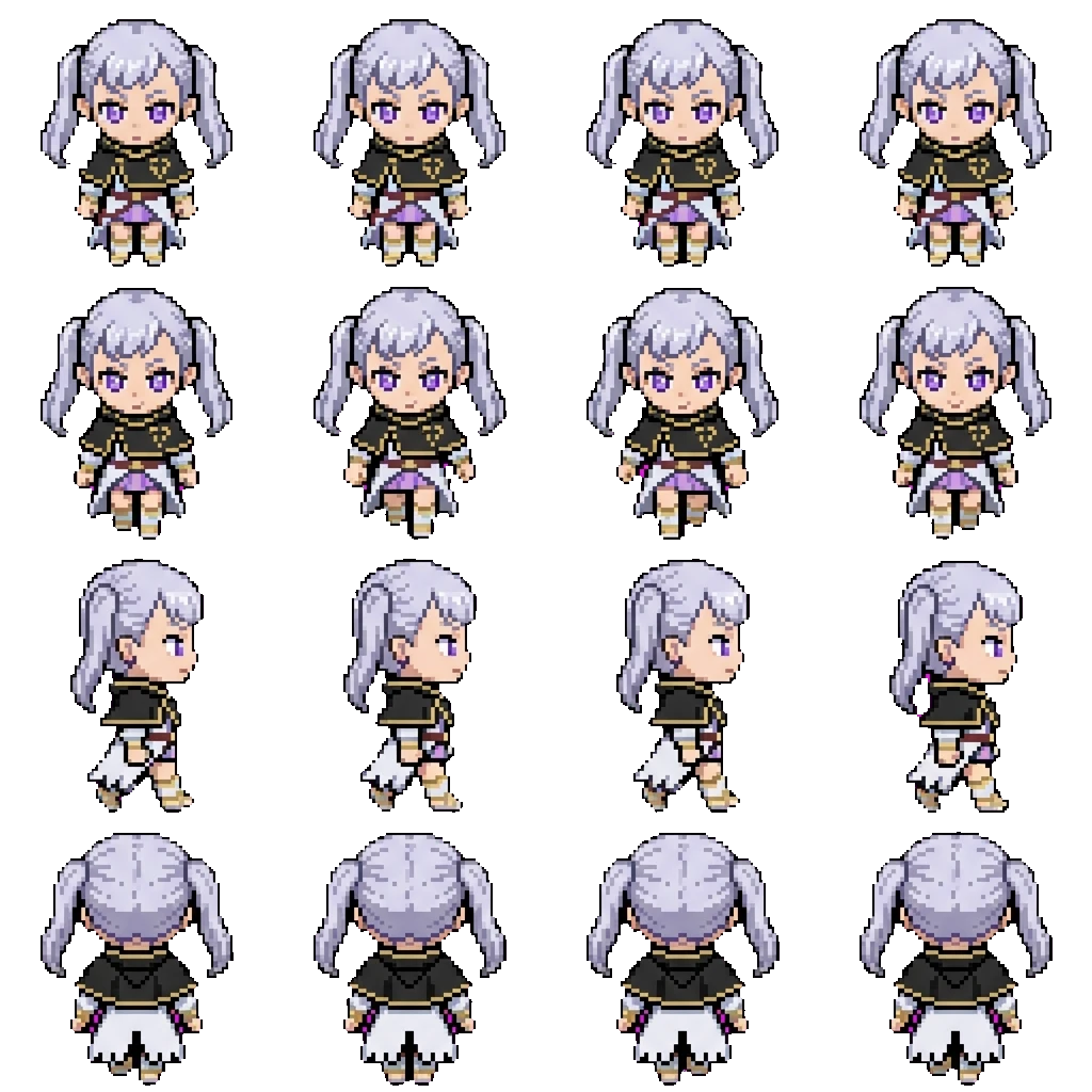 Noelle movement sprite