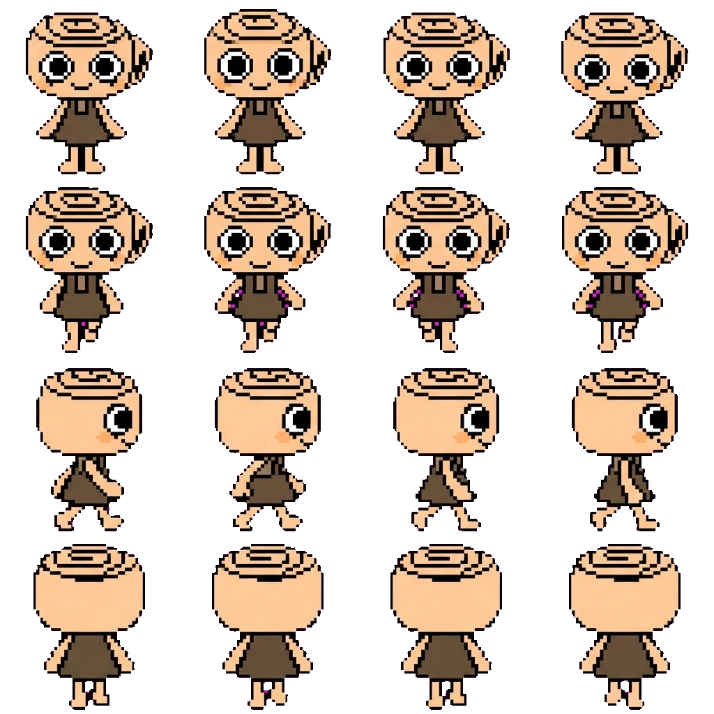 Shelly movement sprite