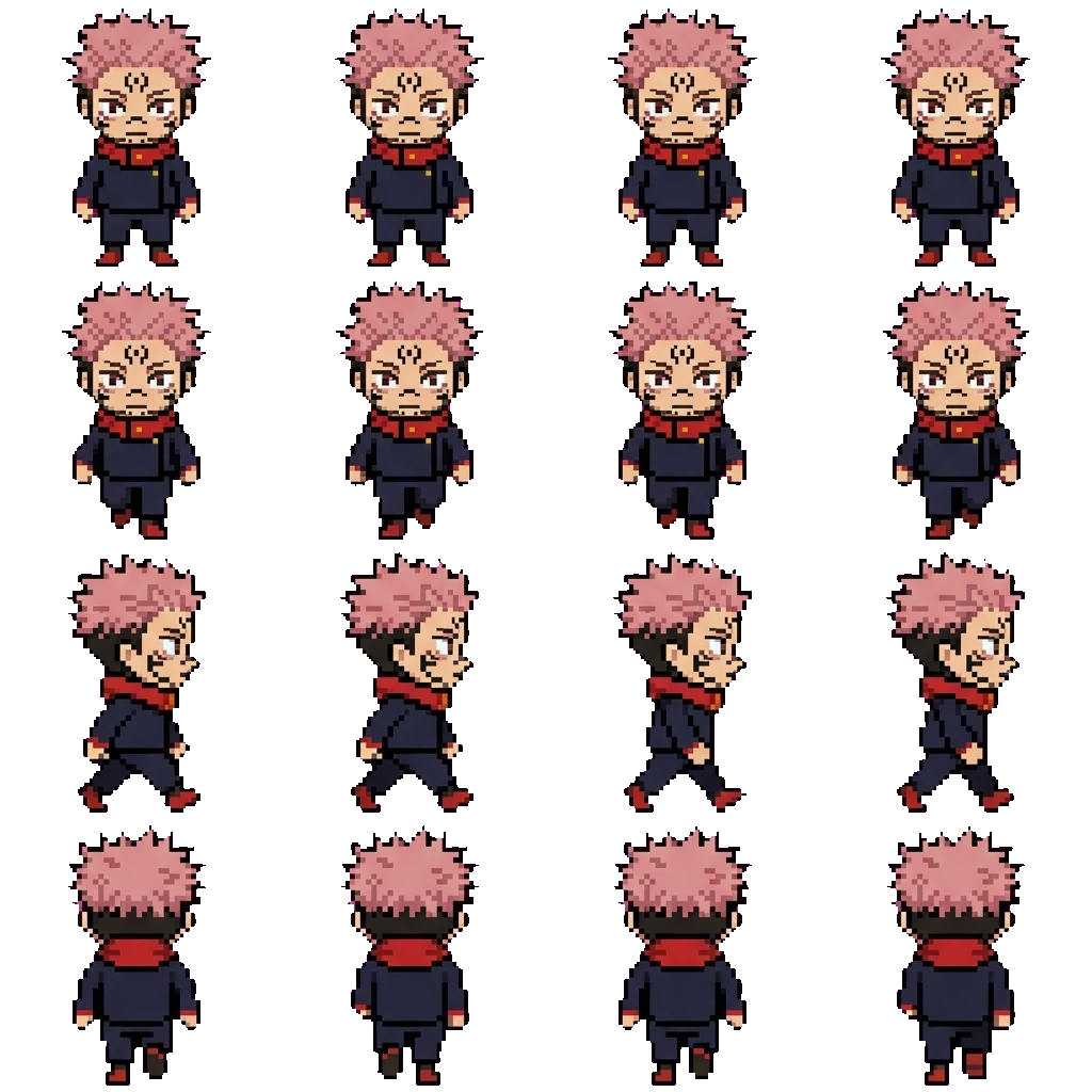 Ryomen Sukuna movement sprite