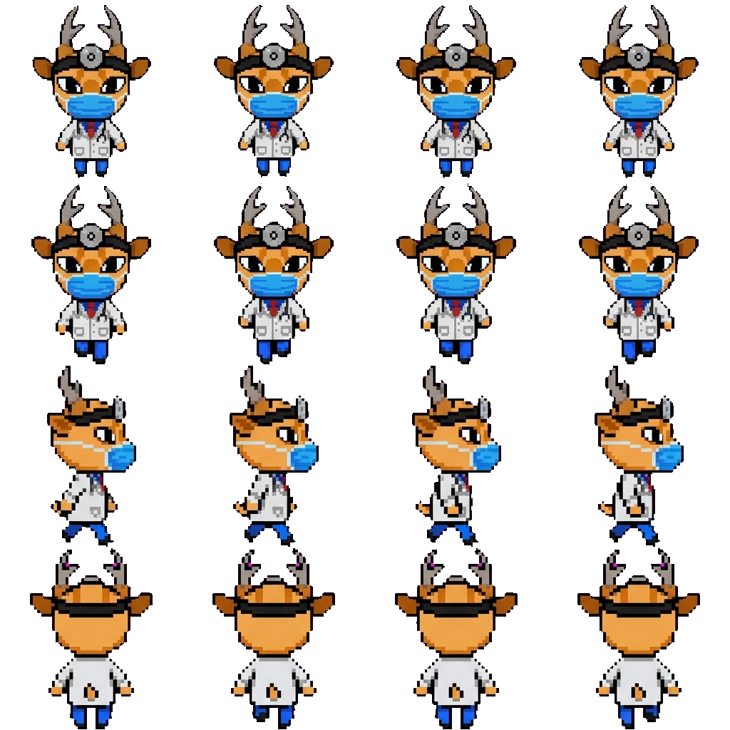 Dr. Harlow movement sprite