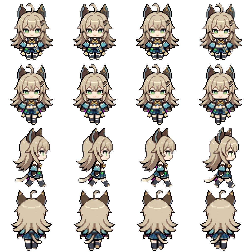 Kirara movement sprite