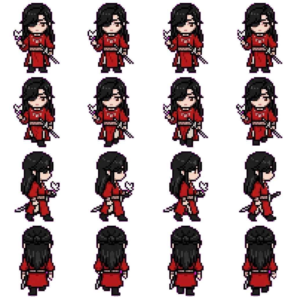 Hua Cheng movement sprite