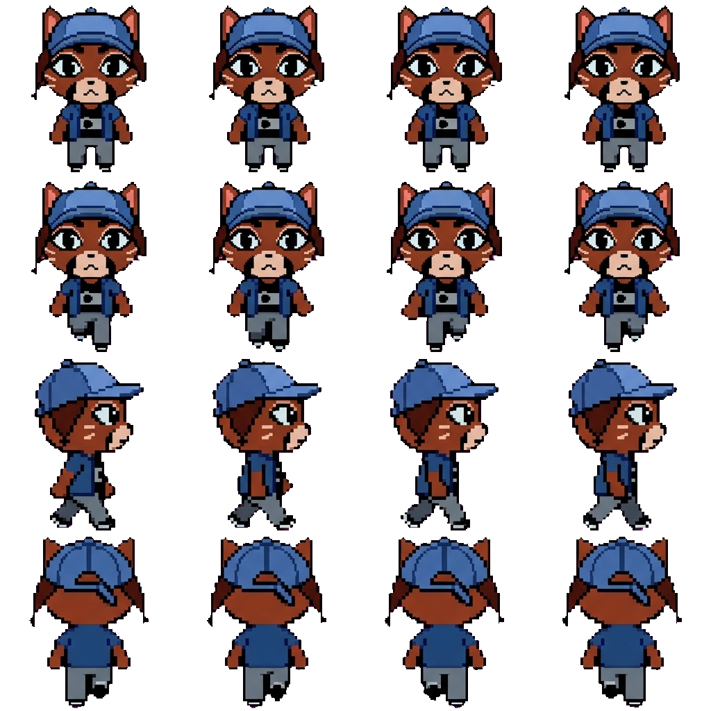 Liz movement sprite